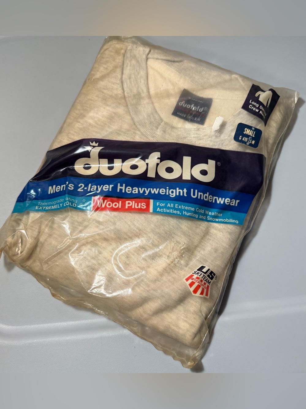 Vintage Duofold Heavyweight Wool Blend Thrermal Underwear Baselayer small US New